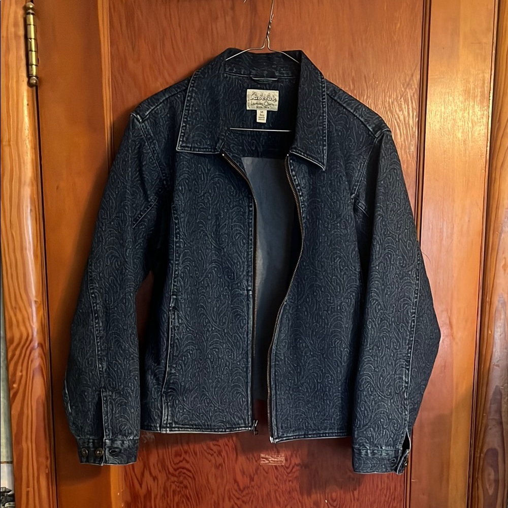 Vintage Cabela’s Paisley Print Denim Jacket